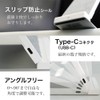 Owtec OWL-QI10W05-BK Wireless Charger Stand, Tabletop Stand, Rapid Charging, Fabric