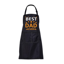 Best Dad Ever Apron with Pockets Best Dad Ever Gifts from Son Daughter for Chef Day Cooking Kitchen Apron