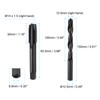 uxcell Metric Tap & Drill Bit Set, 1pcs M14 x