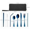VANDBAO Portable Travel Utensils, Reusable Silverware with Case for Fixing