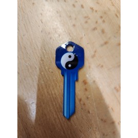 YIN YANG PRINTED KWIKSET KW1/KW10 KEYBLANK