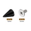 sourcing map 50 Sets Spikes and Studs, 7 x 10mm