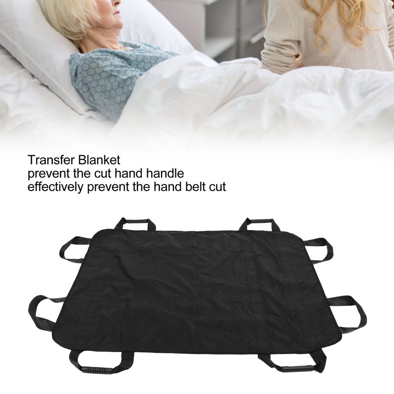 Transfer Blanket Waterproof Reusable Handles Wide Strap Lifting Patient Transfer