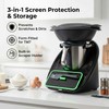 Display Cover and Scraper Holder for Thermomix TM7, Protects Screen