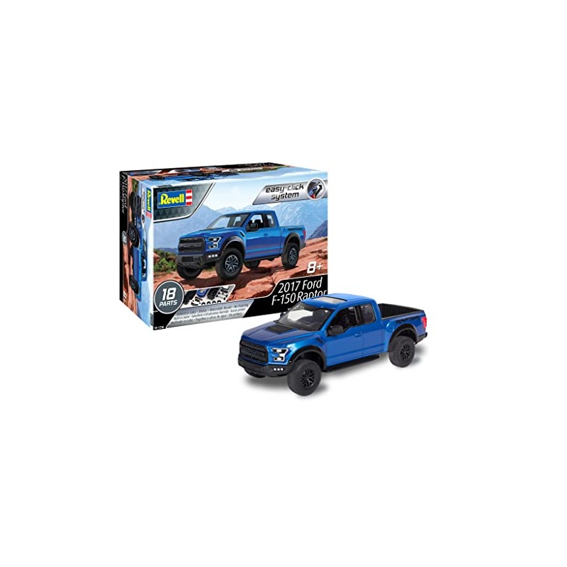 Revell 85-1236 2017 Ford F-150 Raptor 1:25 Scale 18-Piece Skill