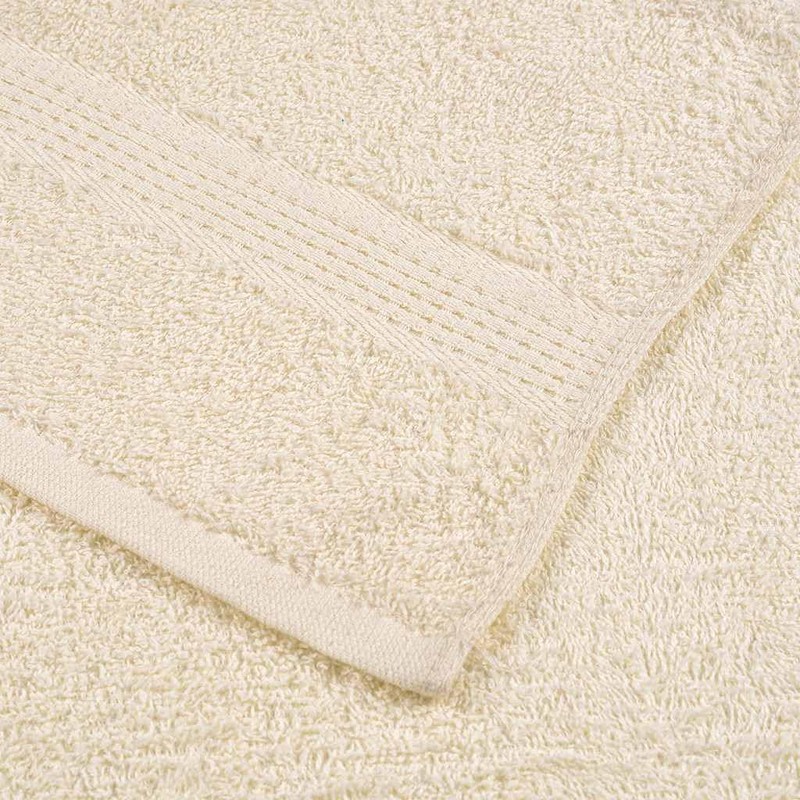 vidaXL Hand Towels Cream 50 x 100 cm 360 g/m²