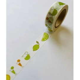 Unbranded Lemon Lime Summer Drink  Washi Tape Papercraft Planner Supply Crafts Lemonade