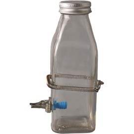 10 Pcs Extension Spring, Stainless Steel Spring with 2 Clips to Hold Rabbit Water Dispenser Drinking Bottle, Small Springs for Feeding or Watering Small Animals, Can Be Used Alone or in Combination