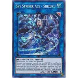 Yu-Gi-Oh! - Sky Striker Ace - Shizuku - MP19-EN258 - Prismatic Secret Rare - 1st Edition - 2019 Gold Sarcophagus Tin Mega Pack