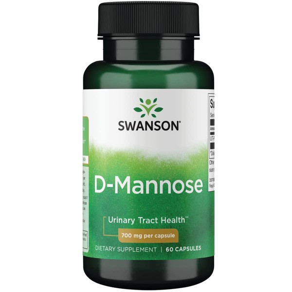 Swanson D-Mannose 700 Milligrams 60 Capsules