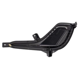 TRQ Front Right Fog Light Hole Cover Black Passenger Side Compatible with 2012-2017 Hyundai Accent HY1039111