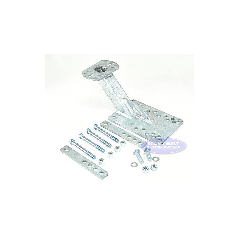 Sturdy Built Trailer Spare Tire Carrier Fits 4, 5, and