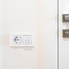 Flush-Mounted Socket, Cover, Plug-In Terminal, All-in-One, Series M1 Pure White