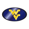 WVU WEST VIRGINIA Mountaineers Mirrored 2" Hitch Receiver Cover