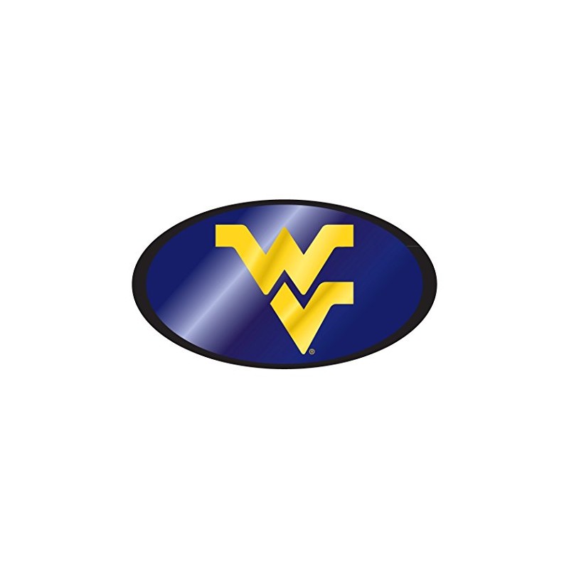 WVU WEST VIRGINIA Mountaineers Mirrored 2" Hitch Receiver Cover