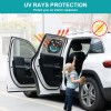 Xukey Pair Auto Sunshade Rear Side Window Cover UV Ray