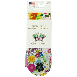 Celeste Stein Therapeutic Compression Socks, Cayle, 15-20 mmhg, 1-Pair