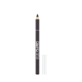 Rimmel London Oh My Plump! Lip Shaper, 120 Midnight Talk Lipliner, reich an Peptiden, ultra-cremig, kein Transfer, 1,2 g