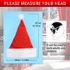 KEELYY Christmas Hat, Santa Hat with Thick Plush Edge, Christmas
