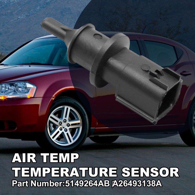 Zreneyfex 5149264AB Ambient Air Temp Temperature Sensor, Replacement for Jeep
