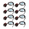 8PCS Injector Pigtail Connector PT3739 Fit for Chevy GM Vehicles