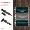 KOTARBAU® Shutter Hinge Wrought Iron with Brackets 300 mm Door