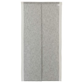 Sunny day fabric Noren Slub Line 85cm Wide x 170cm Length Grey 100% Cotton Sideline Two Tone