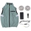 Cooling Vest 3 Speeds Sunscreen Sleeveless Breathable Lightweight Air Conditioned