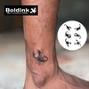 Boldink Semi-permanent tattoos, realistic fake tattoos, last 7-15 days, waterproof
