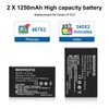 GOROFO LP-E12 Digital Camera Batteries, for Canon EOS M2, EOS