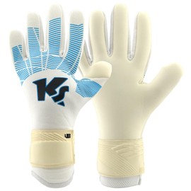 KEEPERsport Varan8 Challenge NC Goalkeeper Gloves without Finger Protection, Adult Football Gloves, 3 mm Claw, with Tab - Size: 9