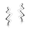 MATERIA by Matthias Wagner SO-25 Modern Stud Earrings 925 Silver