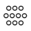 sourcing map Nitrile Rubber O-Rings 10mm OD 5.2mm ID 2.4mm