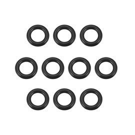 sourcing map Nitrile Rubber O-Rings 10mm OD 5.2mm ID 2.4mm Width, Metric Sealing Gasket, Pack of 10