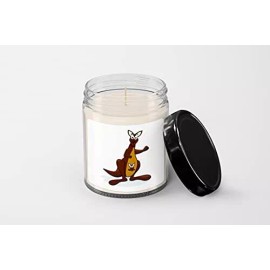 SpreadPassion Kangaroo Candle - Soy Wax Candle - Hand Poured Candle