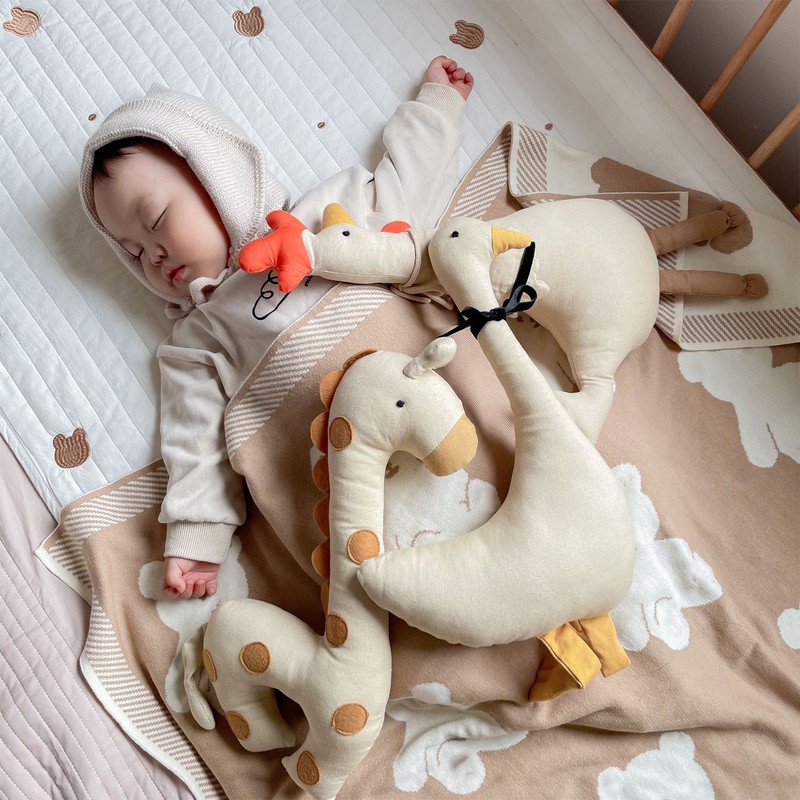 Baby Cartoon Animal Stuffed Toy Polyester Cute Kid Soft Stuffed