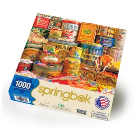 Springbok Puzzles - Candy Classics - 1000 Piece Jigsaw Puzzle - Large 24 Inches by 30 Inches Puzzle - Made in USA - Unique Cut Interlocking Pieces