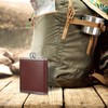 Relaxdays 3 x Hip Flask 200 ml Stainless Steel with