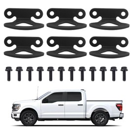 Zekrom Tie Down Anchors for Ford F150 2000-2017 Tie Down Hooks Anchors, 6PCS Tie Downs Anchors Hook Kits for Styleside F-150 2004-2017 /Explorer Sport Trac 2001-2010 Inner Bed Tie Downs Hooks