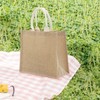 Eco Linen Tote Bag (31x27cm) White Handle