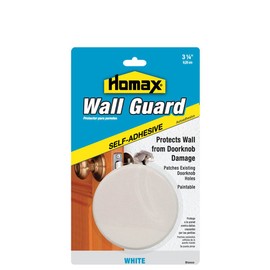 Homax 41072051033 Self-Adhesive Wall Guard, White, 3-1/4"