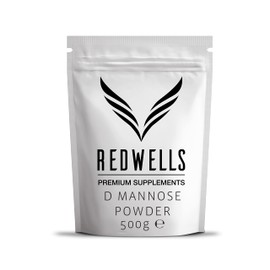 REDWELLS 500g Pure D-Mannose Powder for Cystitis & Urinary Tract Infections GMO Free Vegan