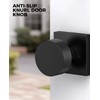 Mensarix Front Door Handle and Deadbolt Set, Matte Black Front