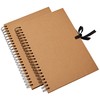 Artemio Scrapbooking Spiralalbum A4 Kraft, Kraftpapier, 23,5 x 3 x