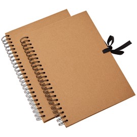 Artemio Scrapbooking Spiralalbum A4 Kraft, Kraftpapier, 23,5 x 3 x 30,5 cm
