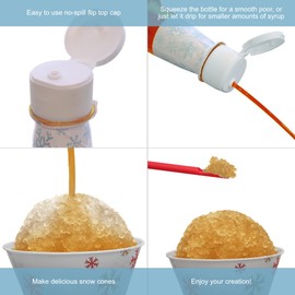 3-Pack Mango, Bubble Gum, Coconut Syrup for Snow Cones, Homemade Sodas, Cocktails, Coffee, Baking and More - Time For Treats 16.9 Fluid Ounce Per Bottle