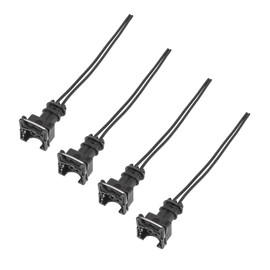 X AUTOHAUX 4pcs Car Fuel Injector Connector Pigtail Wire Cable for EV1 for OBD1