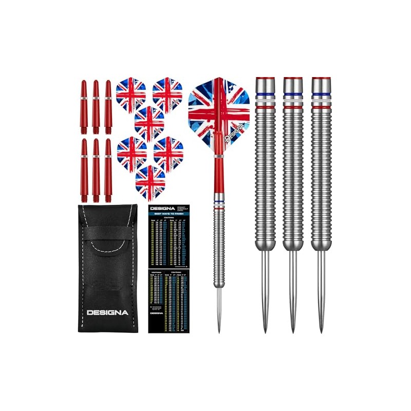 Designa D0748 Patriot | 24g Premium 90% Tungsten Straight Barrel