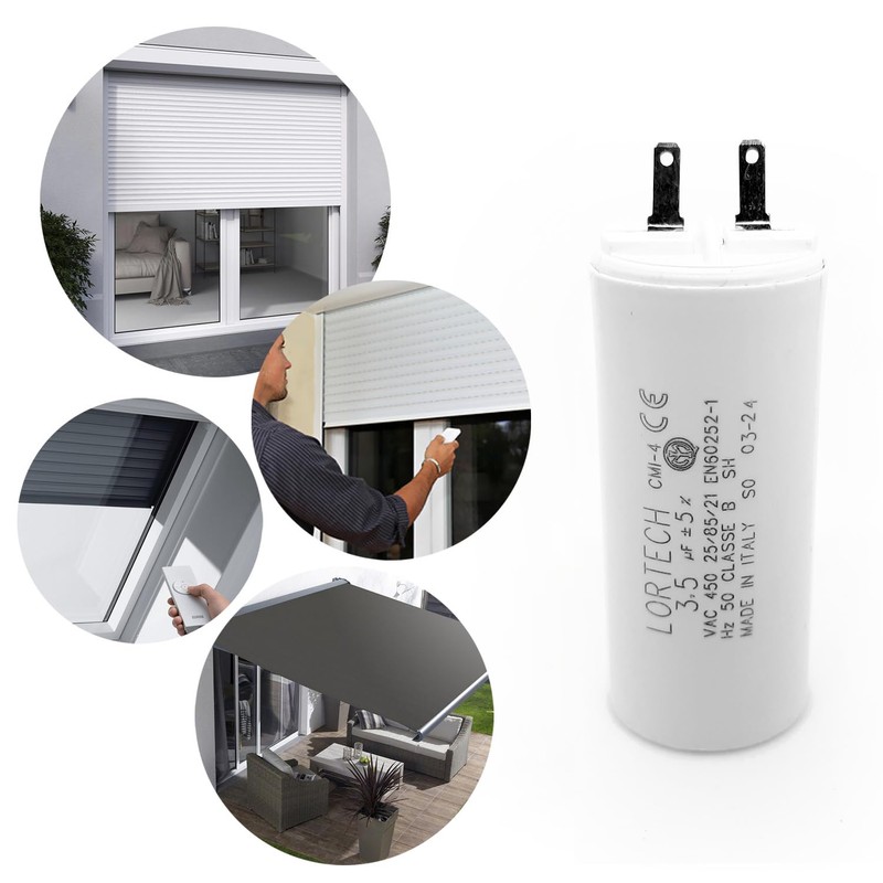 Motor Capacitors 3.5 μF 10Nm for Roller Shutters