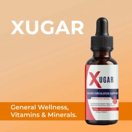 Unbranded (1 Pack) Xugar Drops, Advanced Blood Health Support Formula for Stable Levels
